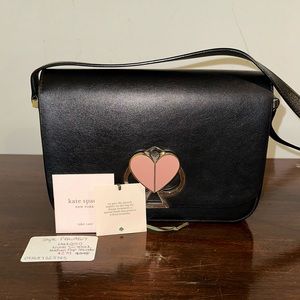 Kate Spade Nicola twist lock, medium flap shoulder bag